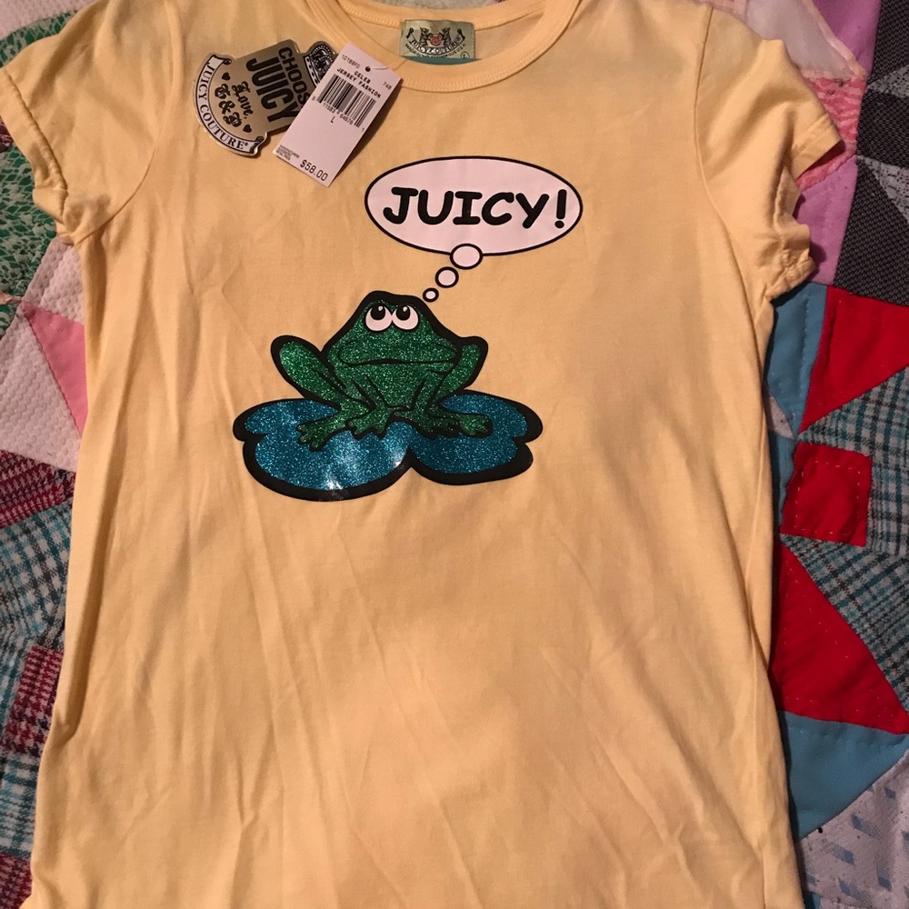NWT Juicy Couture Frog T shirt